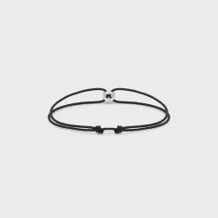 Polished Sterling Silver Entrelacs Cord Bracelet