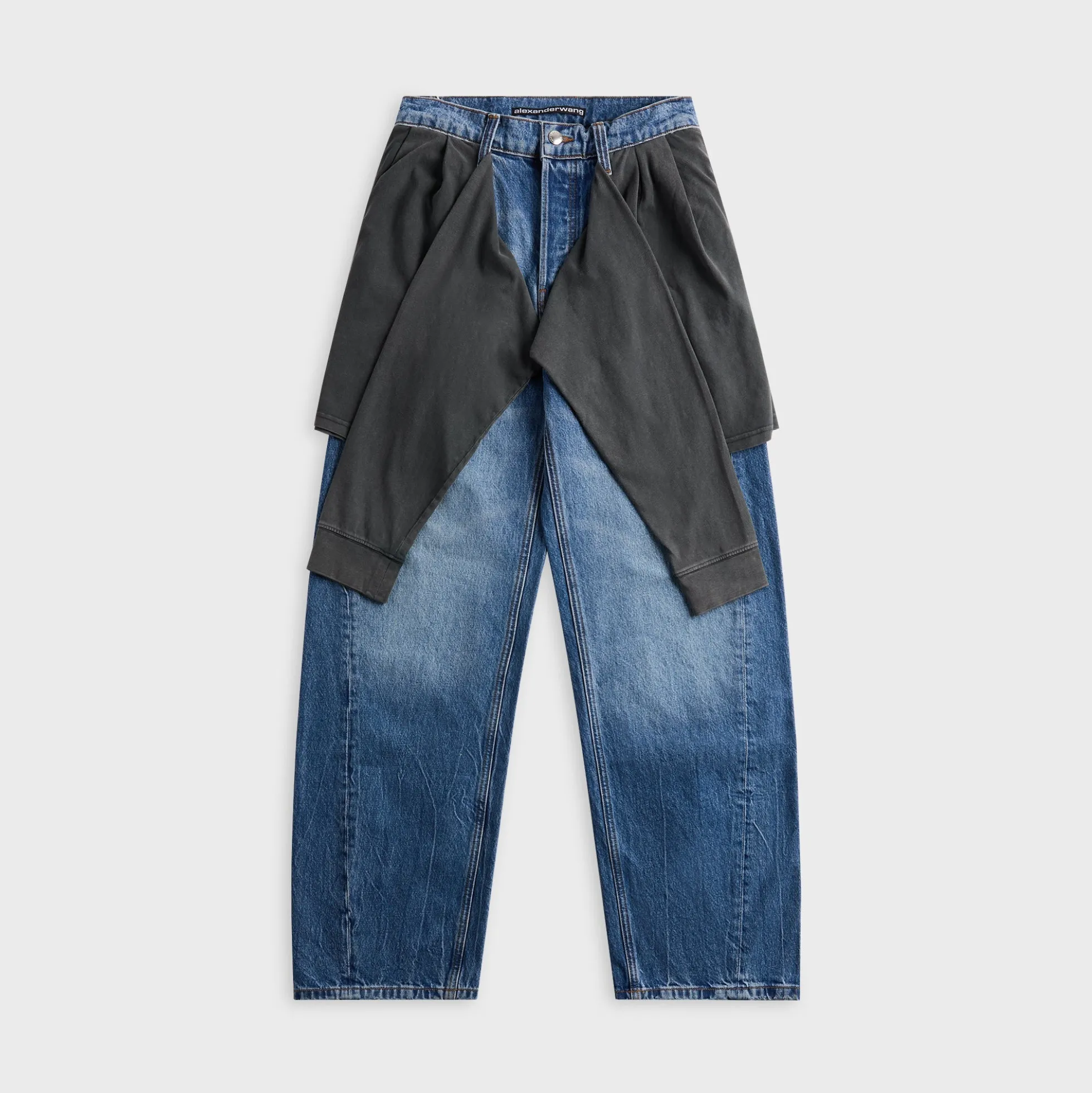 Pre-Styled Slouchy Jean with Tied Tee
