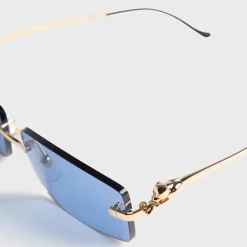 Rectangle L Sunglass Unisex Metal