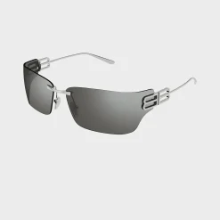 Rectangular Metal Sunglasses