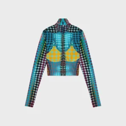 Re-Edition Cropped Long Sleeves Top