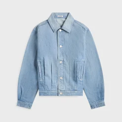 Selvedge Faded Light Denim Blouson