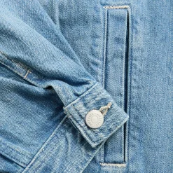 Selvedge Faded Light Denim Blouson