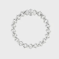 Sharp Chain Logo Bracelet