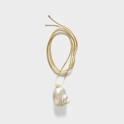 Shell On A String Necklace