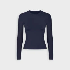 Shine Long Sleeve Crew Neck Top