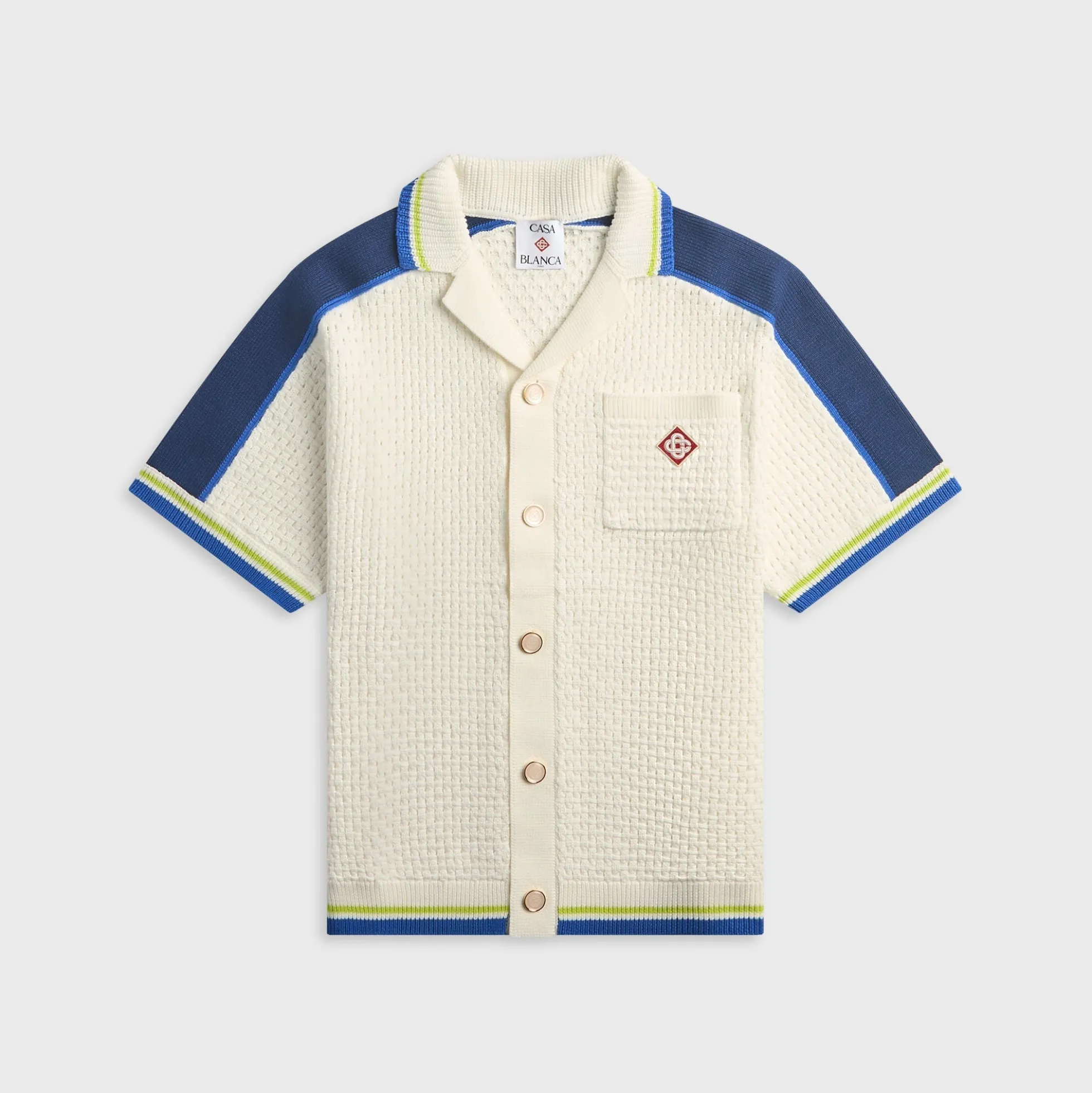 Short Sleeve Crochet Shirt