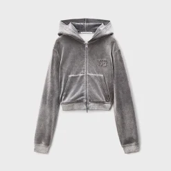Shrunken Zip Up Hotfix Hoodie