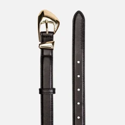 Slim Arrow Leather Belt