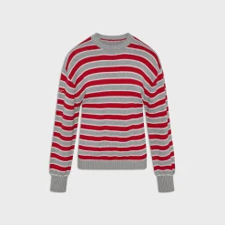Sloane Cotton Knit Boyfriend Sweater