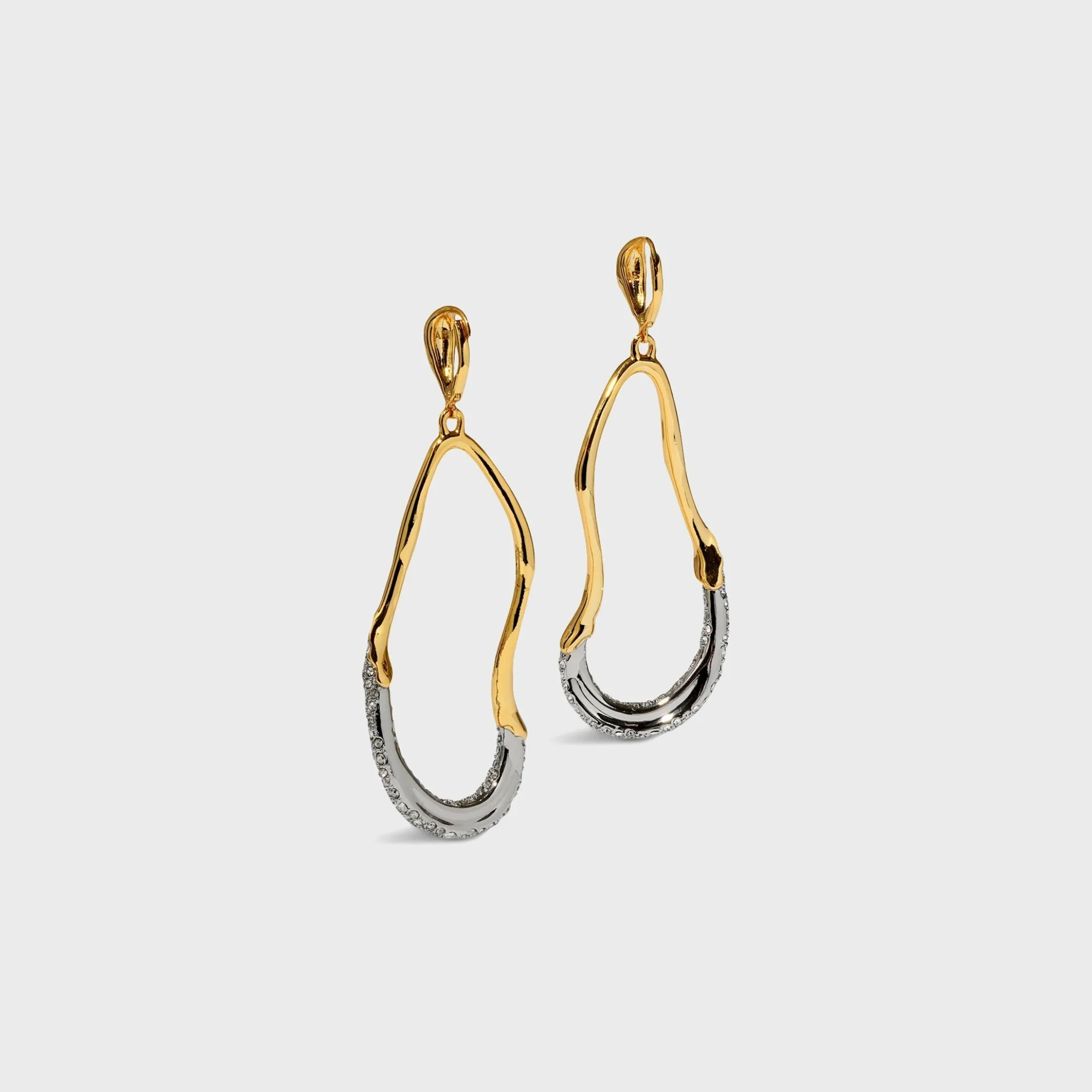 Solanales Crystal Leverback Drop Earrings