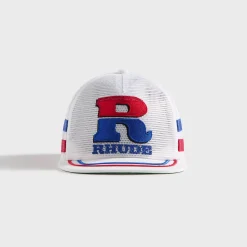 Split Petrol Logo Mesh Trucker Cap