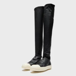 Stivali In Pelle High Stocking Sneaks Boots