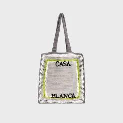 Stripe Crochet Bag