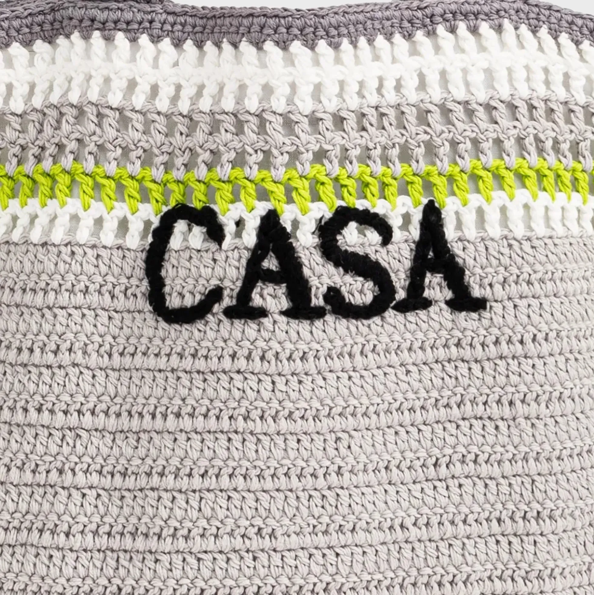 Stripe Crochet Bag