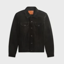 Suede Trucker Jacket