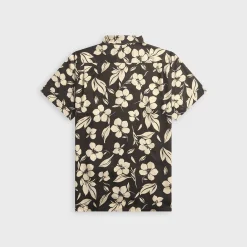 Tencel Floral Print Camp Shirt