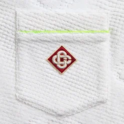 Towelling Monogram Short Sleeve Shirt
