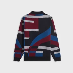 Vertical Forest Knitted Polo