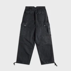 Washed Canvas Parachute Pant