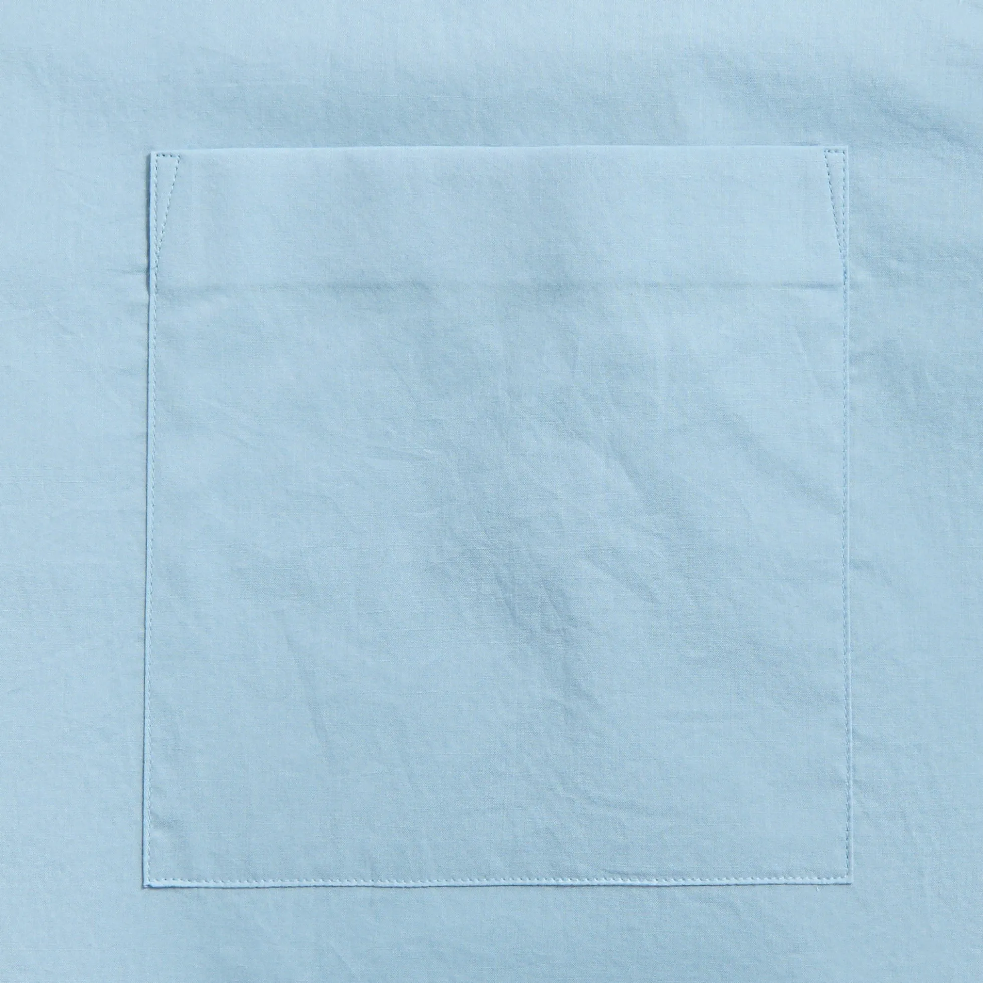 Washed Finx Typewriter Open Collar Shirt