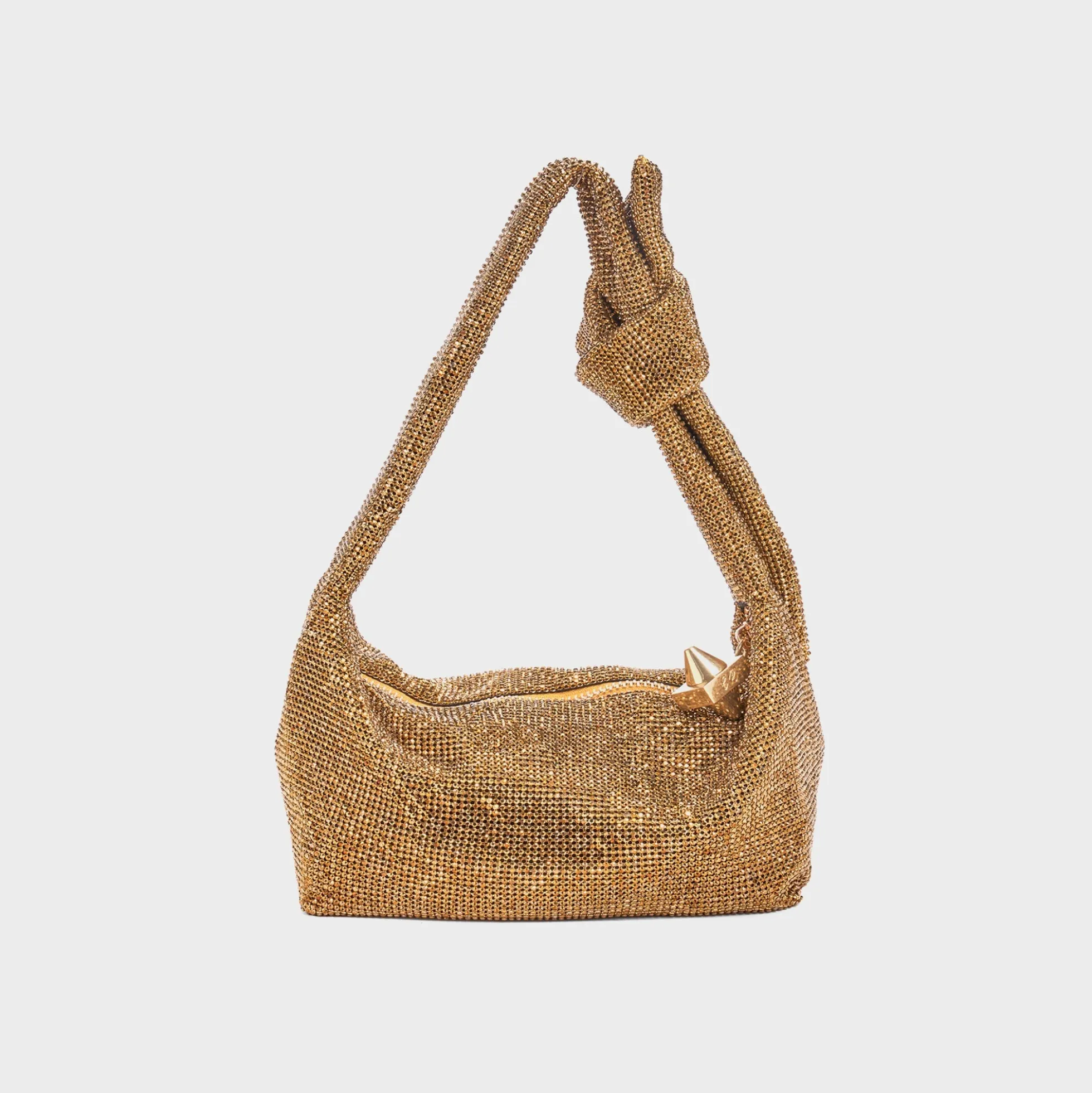 Waverly Crystal Mesh Mini Hobo Bag