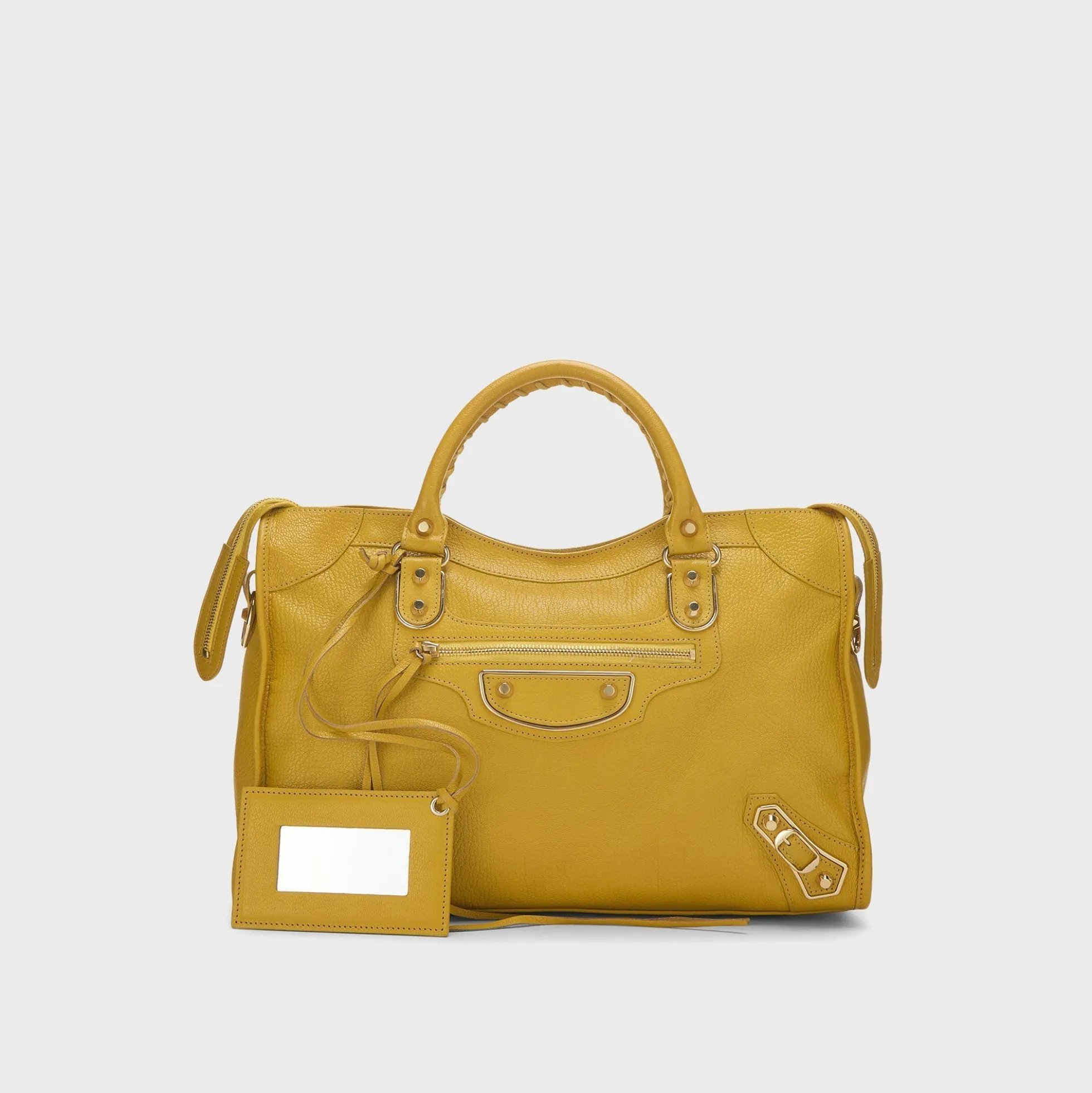 WGACA Balenciaga Chevre Metallic Edge Classic City Bag