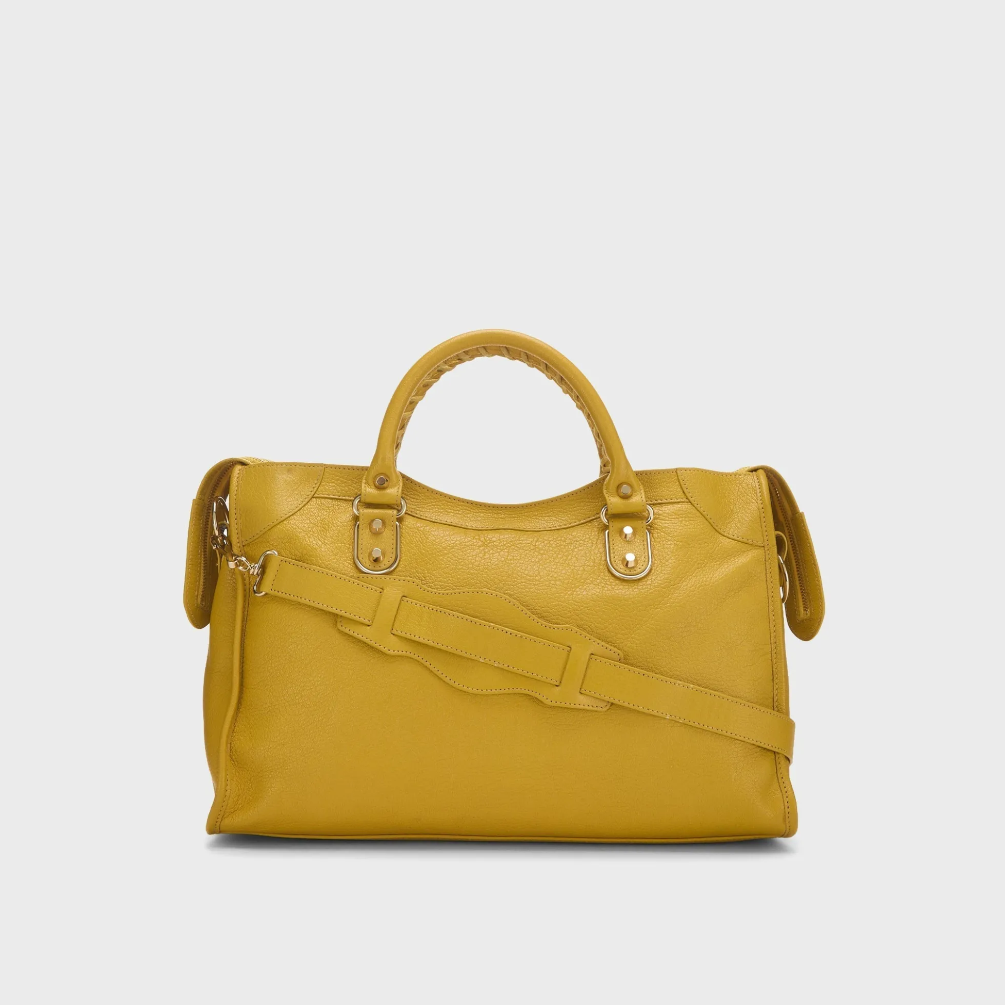 WGACA Balenciaga Chevre Metallic Edge Classic City Bag