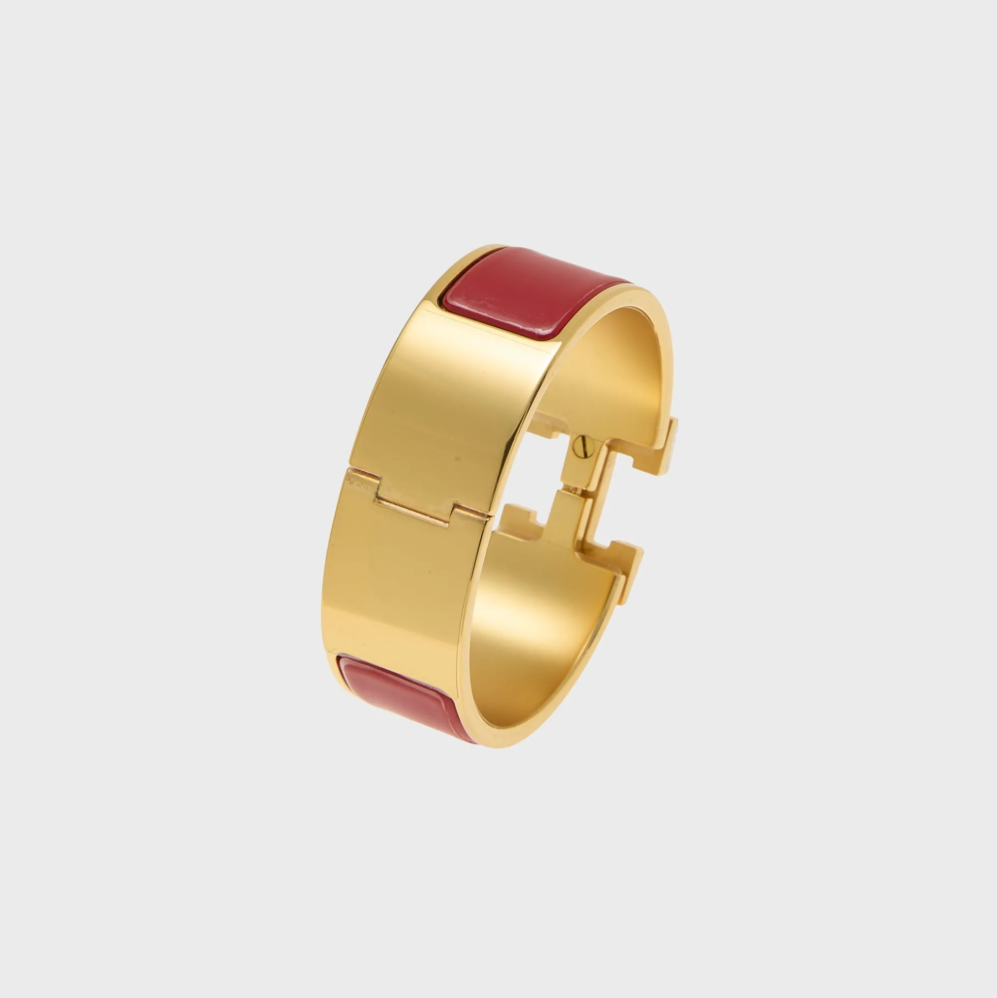 WGACA Hermes Clic H Wide Bracelet