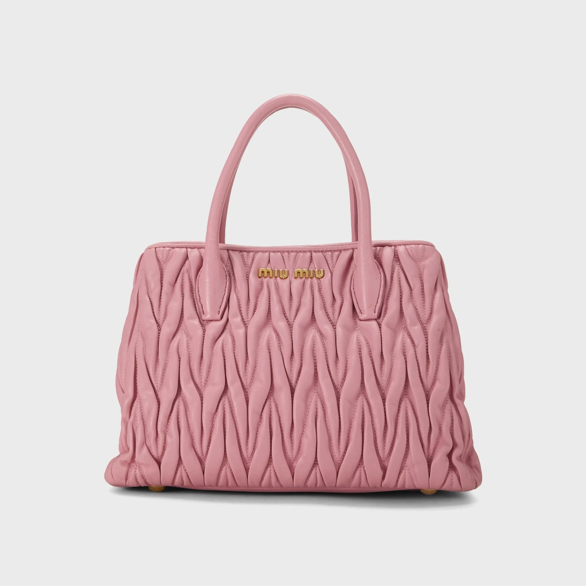 WGACA Miu Miu Nappa Convertible Handbag Small