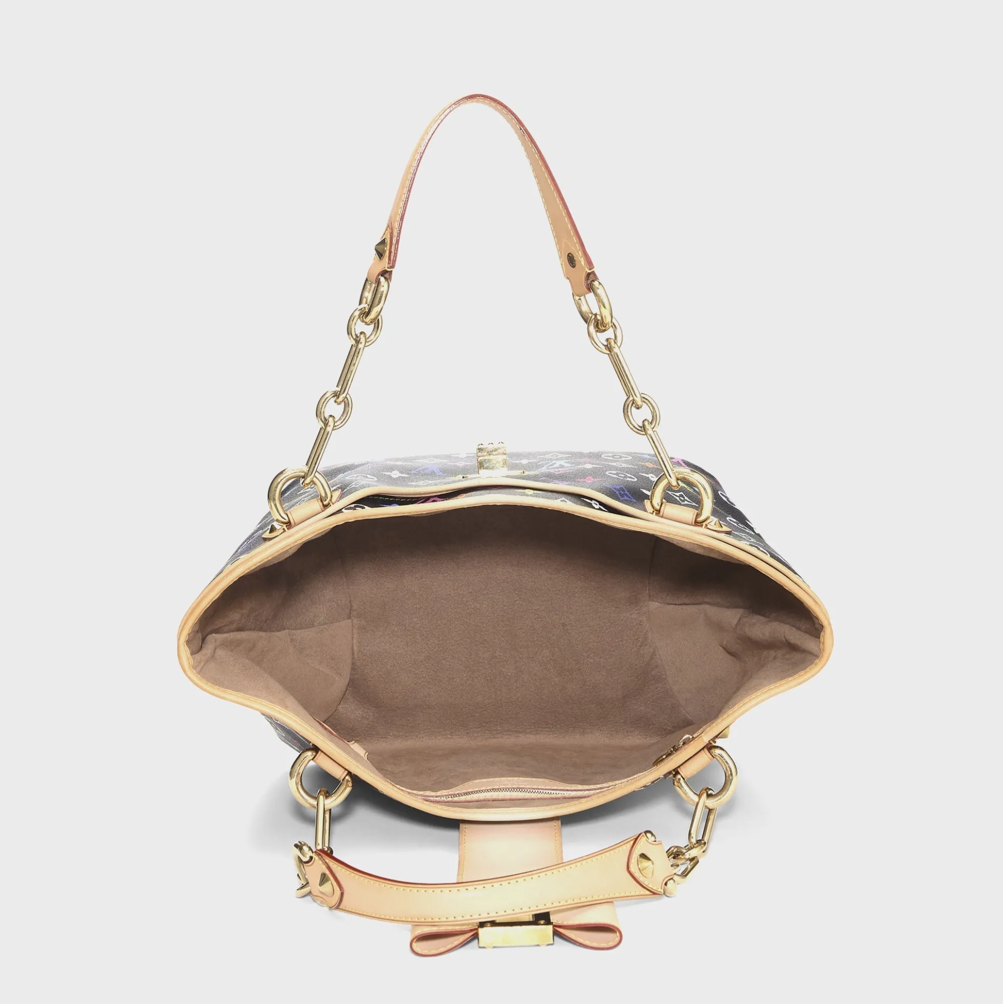 WGACA Takashi Murakami x Louis Vuitton White Monogram Multicolore Annie GM