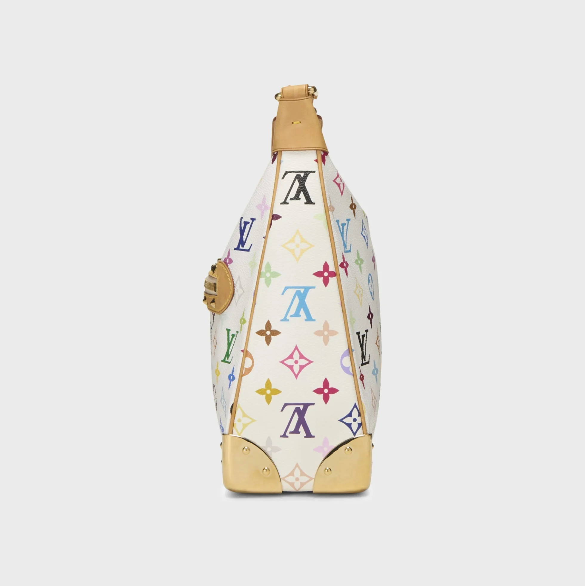 WGACA Takashi Murakami x Louis Vuitton White Monogram Multicore Boulogne