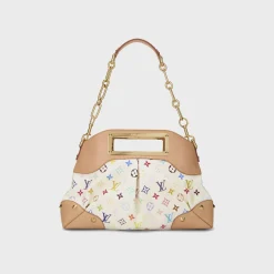 WGACA Takashi Murakami x Louis Vuitton White Monogram Multicolore Judy MM