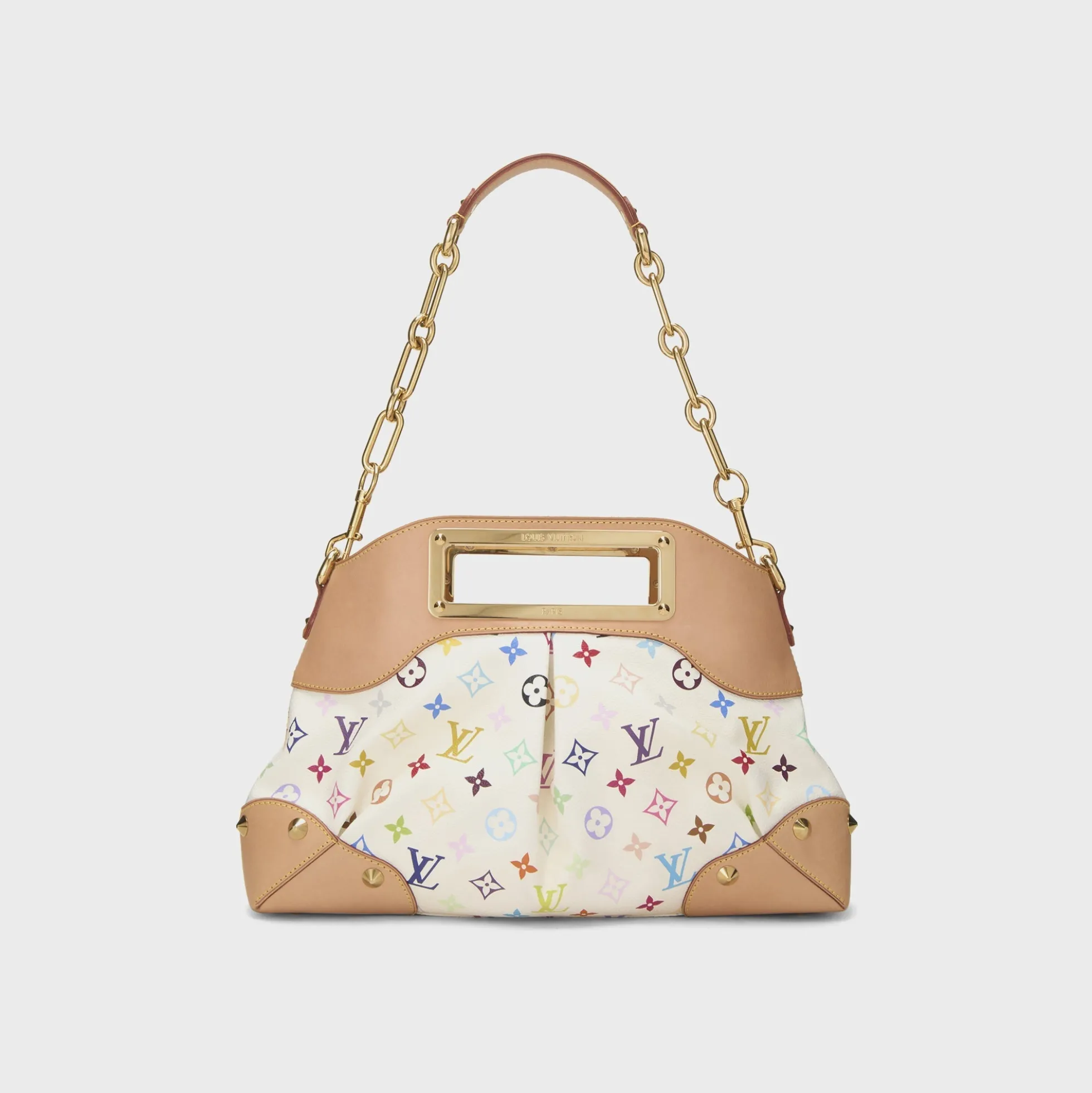 WGACA Takashi Murakami x Louis Vuitton White Monogram Multicolore Judy MM
