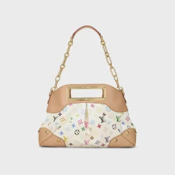WGACA Takashi Murakami x Louis Vuitton White Monogram Multicolore Judy MM