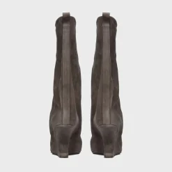 WMNS Cantilever Suede Peep Toe Boots