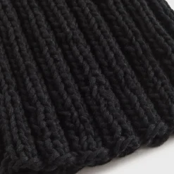 Wool Cashmere Felted Hand Knit Beanie