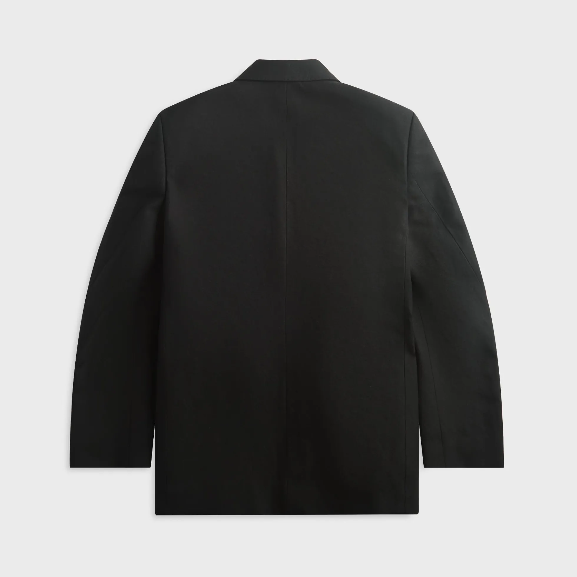 Wool Cotton Linen Ox Double-Breasted Jacket