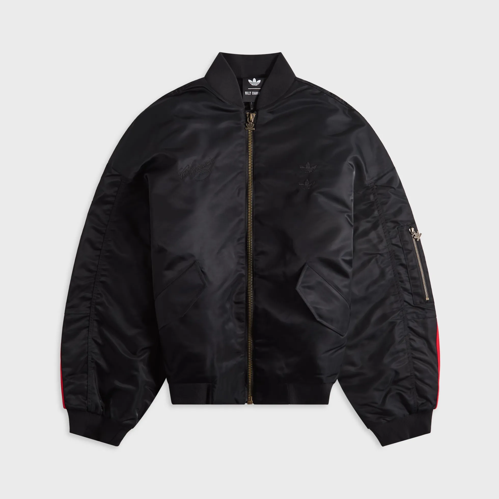 x Willy Chavarria Zipped Bomber Jacket