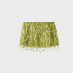 Yasmin Hand Beaded Mini Skirt